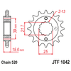 Kép 1/2 - JTF1042.14_JTF1042-14_kymco_JT_jtsprocket