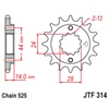 Kép 1/2 - JTF314.16_JTF314-16_JT_honda_xrv750_africatwin_jtsprocket