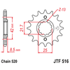 Kép 1/2 - JTF516.14_JTF516-14_JT_kawasaki_jtsprocket