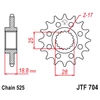 Kép 1/2 - JTF704.15_JTF704-15_JT_aprilia_jtsprocket