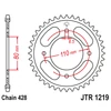 Kép 1/2 - JTR1219.42_JTR1219-42_JT_honda_jtsprocket
