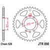 Kép 1/2 - JTR890.45_JTR890-45_JT_husqvarna_ktm_jtsprocket