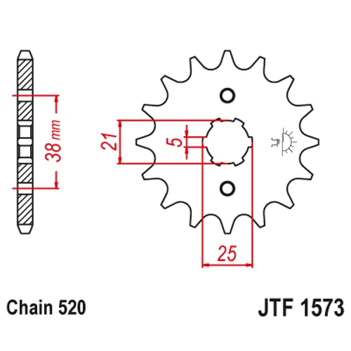 JTF1573.13_JTF1573-13_JT_yamaha_xvs125_jtsprocket