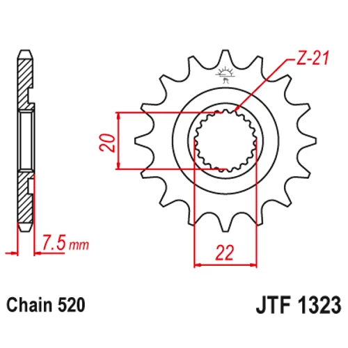 JTF1323.12_JTF1323-12_JT_honda_jtsprocket