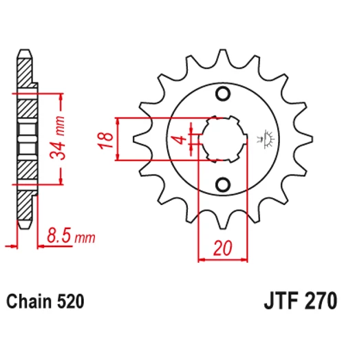 JTF270.14_JTF270-14_JT_honda_cb250_cmx250_jtsprocket