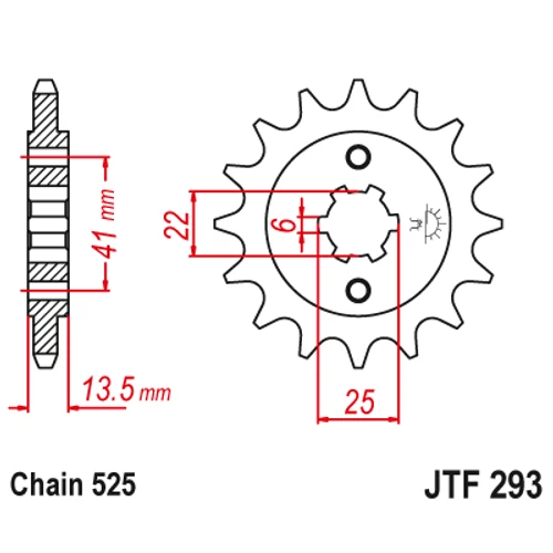 JTF293.16_JTF293-16_JT_honda_nv600_vt600_jtsprocket