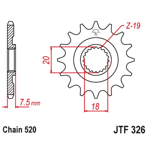 JTF326.13_JTF326-13_JT_honda_cr125_jtsprocket