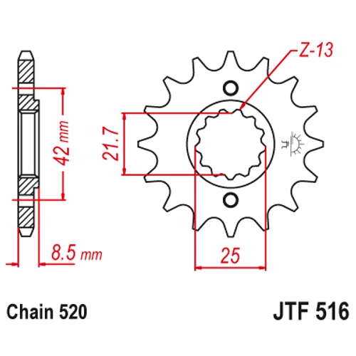JTF516.14_JTF516-14_JT_kawasaki_jtsprocket