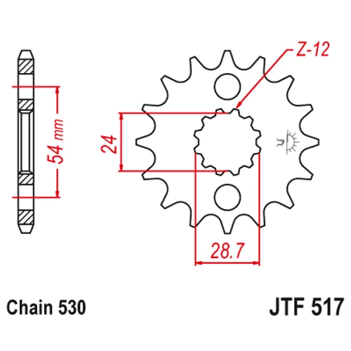 JTF517.16_JTF517-16_JT_kawasaki_jtsprocket