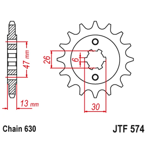 JTF574.16_JTF574-16_JT_yamaha_jtsprocket