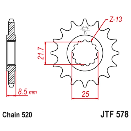 JTF578.16_JTF578-16_JT_yamaha_jtsprocket