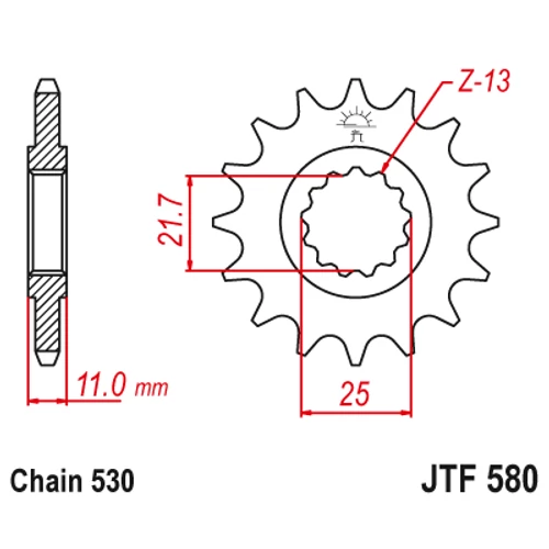 JTF580.16_JTF580-16_JT_yamaha_jtsprocket