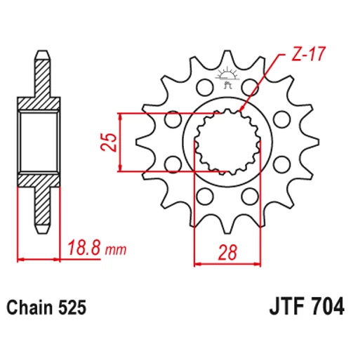 JTF704.15_JTF704-15_JT_aprilia_jtsprocket