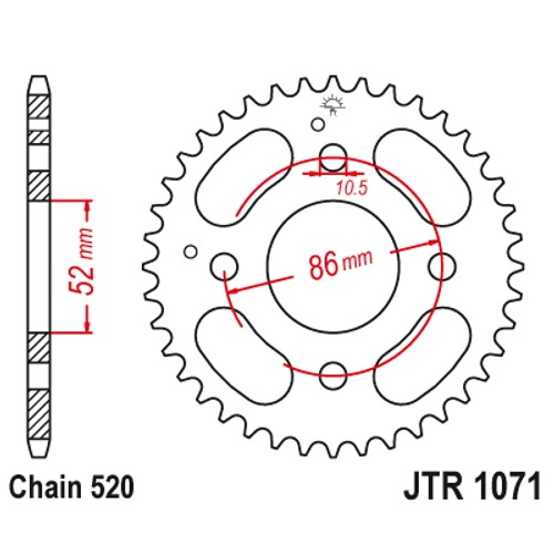 JTR1071.30_JTR1071-30_JT_kymco_jtsprocket