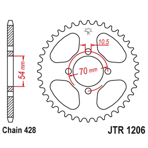 JTR1206.42_JTR1206-42_JT_honda_kymco_jtsprocket
