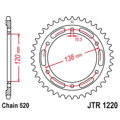 JTR1220.38_JTR1220-38_JT_honda_jtsprocket