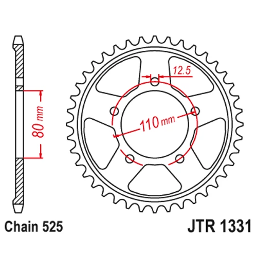 JTR1331.42_JTR1331-42_JT_honda_jtsprocket
