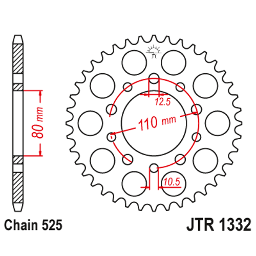 JTR1332.43_JTR1332-43_JT_honda_jtsprocket