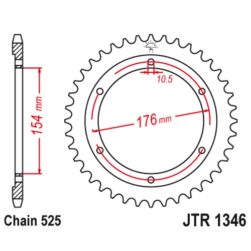 JTR1346.43_JTR1346-43_JT_honda_jtsprocket