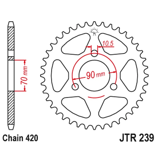JTR239.36_JTR239-36_JT_honda_jtsprocket
