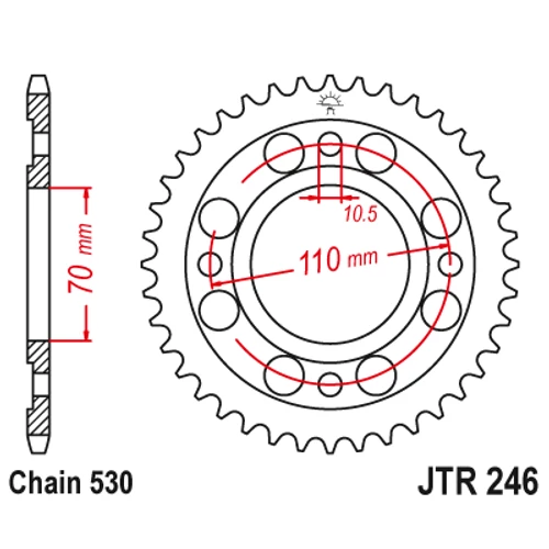 JTR246.36_JTR246-36_JT_honda_jtsprocket