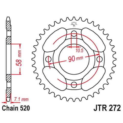 JTR272.31_JTR272-31_JT_honda_jtsprocket