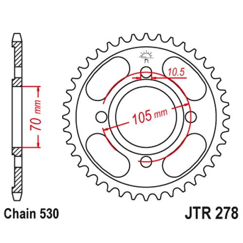 JTR278.37_JTR278-37_JT_honda_jtsprocket