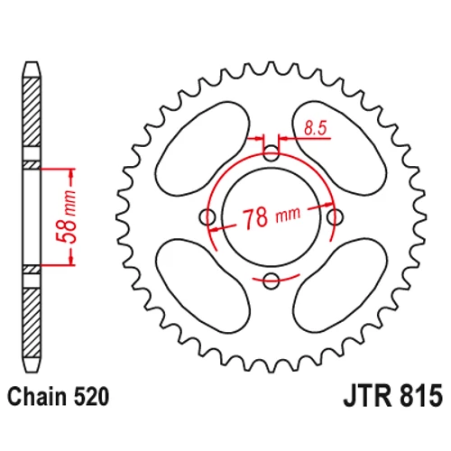 JTR815.38_JTR815-38_JT_suzuki_jtsprocket