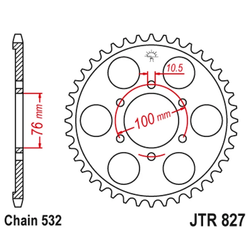 JTR827.43_JTR827-43_JT_suzuki_jtsprocket