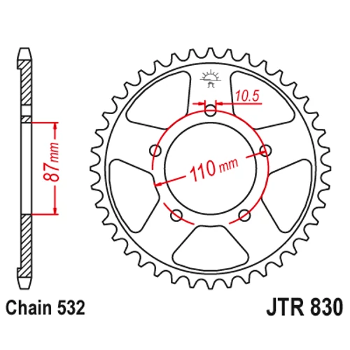 JTR830.46_JTR830-46_JT_suzuki_jtsprocket