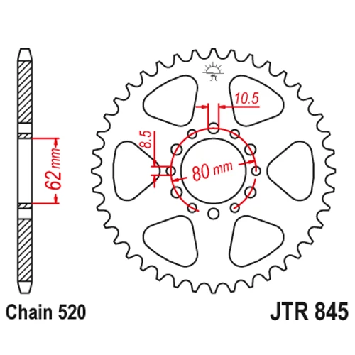 JTR845.46_JTR845-46_JT_yamaha_jtsprocket