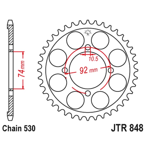 JTR848.37_JTR848-37_JT_yamaha_jtsprocket