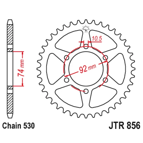 JTR856.45_JTR856-45_JT_yamaha_jtsprocket