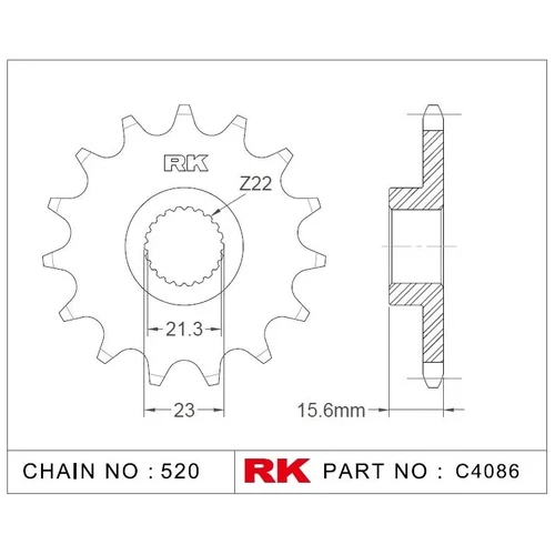 C4086-15ZZ0_RK_yamaha_xt600_rksprocket